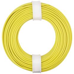 Donau Elektronik 150-013 lanko/ licna, 1 x 0.50 mm², žlutá, 10 m