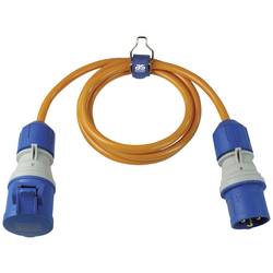 AS Schwabe 62430 napájecí prodlužovací kabel, 16 A, oranžová, 1.5 m