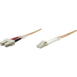 Intellinet 470353 optické vlákno optické vlákno kabel 1.00 m oranžová [1x zástrčka LC - 1x zástrčka SC] 50/125 µ Multimode OM2