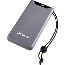 Intenso F10000 powerbanka Li-Pol, 10000 mAh, Quick Charge, Dodávka energie, USB-A, USB-C®, šedá, Indikátor stavu