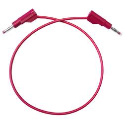 Mueller Electric BU-P4911B-24-2 měřicí kabel banánková zástrčka banánková zástrčka 0.6 m červená 1 ks
