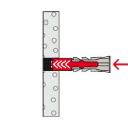 Fischer 534996 DuoPower 5 x 25 S K NV sada hmoždinek 25 mm 5 mm 1 sada