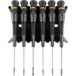 Bernstein Tools for Electronics Bernstein Werkzeugfabrik sada šroubováků, plochý, křížový PH, 6dílná, 4-620