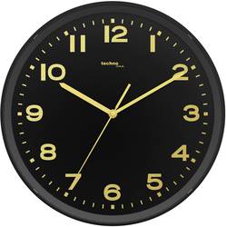 Techno Line WT 8500-1 gold DCF nástěnné hodiny 30 cm x 41 mm černá