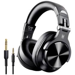 OneOdio Fusion A70 Headset uzavřená (Over Ear) Bluetooth® stereo černá High-Resolution Audio headset, otočná sluchátka DJ