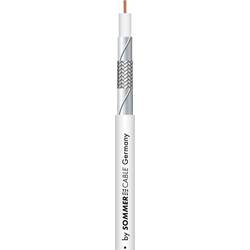 Sommer Cable RG59, 601-0950 koaxiální kabel, vnější Ø: 5.6 mm, 75 Ω, 115 dB, bílá, metrové zboží