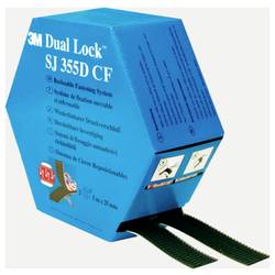 3M Dual Lock SJ355DCF REF pásek se suchým zipem, lepicí, kulaté hlavičky, (d x š) 5000 mm x 25 mm, černá, 1 pár