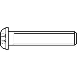 TOOLCRAFT 839796 čočkový šroub M3 20 mm vnitřní šestihran nerezová ocel A2 100 ks