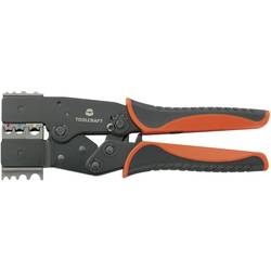 TOOLCRAFT 2-i-1 818644 krimpovací kleště izolované ploché zástrčky , kabelové koncovky , styková spojka 0.5 do 10 mm²