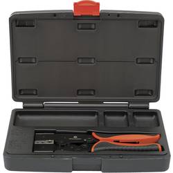 TOOLCRAFT 2-i-1 818644 krimpovací kleště izolované ploché zástrčky , kabelové koncovky , styková spojka 0.5 do 10 mm²