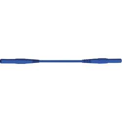Stäubli XMS-419 bezpečnostní měřicí kabely lamelová zástrčka 4 mm lamelová zástrčka 4 mm 1.00 m modrá 1 ks