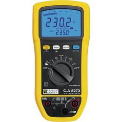 Chauvin Arnoux C.A 5273 multimetr, ochrana proti stříkající vodě (IP54), CAT III 1000 V, CAT IV 600 V, displej (counts) 6000, P01196773