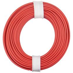 Donau Elektronik 150-010 lanko/ licna, 1 x 0.50 mm², červená, 10 m