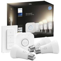 Philips Hue LED žárovka 871951428913000 Energetická třída (EEK2021): F (A - G) Hue White 3er Starter Set inkl. Dimmschalter 3x1050lm 75W E27 28.5 W teplá bílá