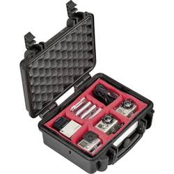 Explorer Cases 2712HL.BPH Black outdoorový kufřík, (š x v x h) 28 x 20 x 12 cm, černá, 2712HL.BPH