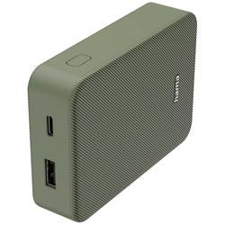 Hama Batterie powerbanka Li-Pol, 10000 mAh, Rychlé nabíjení, USB-C®, USB-A, zelená, Indikátor stavu