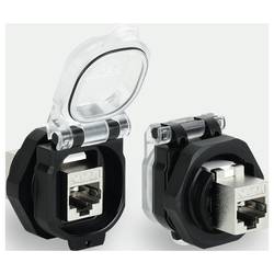 Lütze RJ45 F/F 180° Cat.6A PC Vestavná zásuvka RJ45, 493077, piny: 8, 1 ks