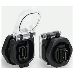 Lütze HDMI F/F 180° PC Vestavná zásuvka pro čidlo/aktuátor, 493090, piny: 19, 1 ks