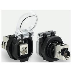 Lütze RJ45 F/R 180° Cat.6A PC Vestavná zásuvka RJ45, 493080, piny: 8, 1 ks