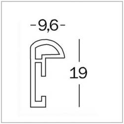 walther+ design KS030H vyměnitelný fotorámeček Formát papíru: 20 x 30 cm (š x v) 20 cm x 30 cm stříbrná