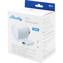 Shelly Shelly BLU TRV Heizkörperthermostat Einzelpackung Gateway, termostatická hlavice na radiátor Bluetooth Low Energy, Wi-Fi