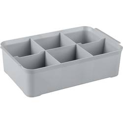 Curver 243860 Úložný box, HANDY, (d x š x v) 275 x 175 x 75 mm, stříbrná, 1 ks