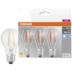 OSRAM HOMELIGHTING 4058075819535 LED Energetická třída (EEK2021) E (A - G) E27 klasická žárovka 6.5 W = 60 W neutrální bílá (Ø x v) 60 mm x 60 mm 3 ks