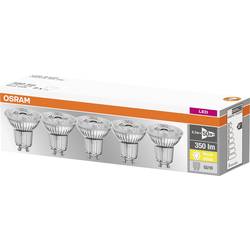 OSRAM HOMELIGHTING 4058075090460 LED Energetická třída (EEK2021) F (A - G) GU10 žárovka 4.3 W = 50 W teplá bílá (Ø x v) 50 mm x 52 mm 5 ks