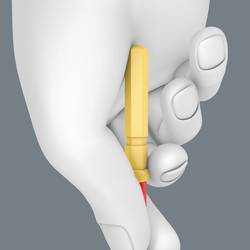 Wera Kraftform Kompakt VDE 60 iS 1,0x5,5x157 mm TIE SB pro elektrotechniky plochý výměnné bity s rukojetí 5.5 mm