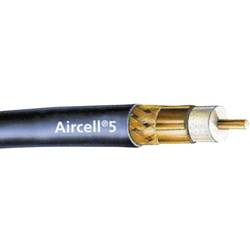 SSB Electronic AIRCELL 5, 6055 koaxiální kabel, vnější Ø: 5 mm, 50 Ω, 85 dB, černá, metrové zboží