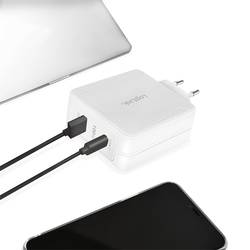LogiLink PA0281 USB nabíječka, USB Power Delivery (USB-PD) , 1x USB A , 1x USB-C®, 100 W, Dodávka energie, bílá