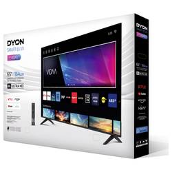 Dyon Smart 65 VX LED TV, 164 cm 65 palec, F (A - G), DVB-T2, DVB-C, DVB-S2, UHD, Smart TV, WLAN, CI+, černá