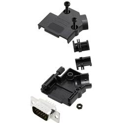 TRU COMPONENTS TCD45PKP09HDP15K 7708560 sada D-SUB kolíkové lišty 45 ° Pólů: 15 pájecí kalíšek 1 ks