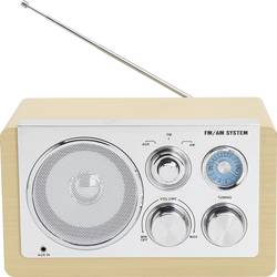 Denver TR-63LW 111101000720 stolní rádio, AM, FM, AUX, dřevo (světlé)