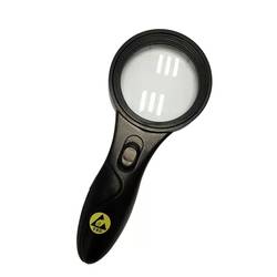 Bernstein Tools for Electronics 2-298 ruční lupa zvětšení: 5 x, Velikost objektivu: (Ø) 62 mm, černá