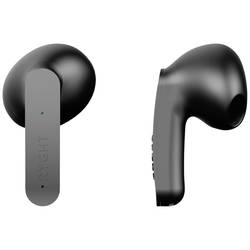 RYGHT MINO In Ear Headset Bluetooth® stereo černá Redukce šumu mikrofonu Indikátor nabití, headset, Nabíjecí pouzdro, dotykové ovládání