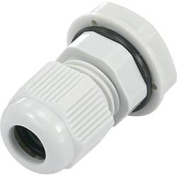 TRU COMPONENTS TC-EGRWW21GY4203 kabelová průchodka, 1593327, od 13 mm, do 18 mm, PG21, 1 ks