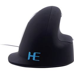 R-GO Tools HE (RGOHELELA) optická ergonomická myš, přenos USB, 5 tlačítko, 500 dpi, 1500 dpi, 2000 dpi, 3500 dpi, černá/stříbrná