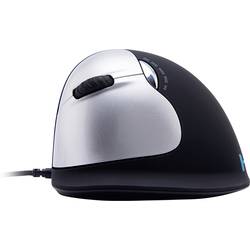 R-GO Tools HE (RGOHELELA) optická ergonomická myš, přenos USB, 5 tlačítko, 500 dpi, 1500 dpi, 2000 dpi, 3500 dpi, černá/stříbrná