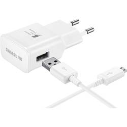 Samsung EP-TA200EWE nabíječka na telefon microUSB s funkcí rychlonabíjení bílá