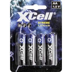 XCell XTREME FR6/L91 tužková baterie AA lithiová, 1.5 V, 4 ks