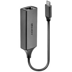LINDY 43299 síťový adaptér 5 GBit/s USB-C™ (USB 3.1 Gen 1), Gigabit LAN (1 Gbit/s) , RJ45