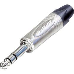 Neutrik NP3X jack konektor 6.35 mm zástrčka, rovná Pólů: 3 stereo stříbrná 1 ks