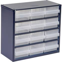 raaco 612-02 zásobník drobných dílů (š x v x h) 306 x 283 x 150 mm přihrádek: 12 Obsah 1 ks