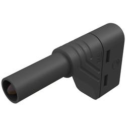 SKS Hirschmann LAS S W bezpečnostní lamelová zástrčka zástrčka, zahnutá Ø pin: 4 mm černá 1 ks
