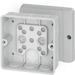 Hensel 62000267 rozbočovací krabice (d x š x v) 98 x 98 x 55 mm šedá IP55 1 ks