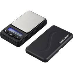 Basetech kapesní váha 200 g, rozlišení 0.01 g na baterii, stříbrná