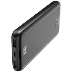 Hama powerbanka Li-Pol, 10000 mAh, Rychlé nabíjení, antracitová