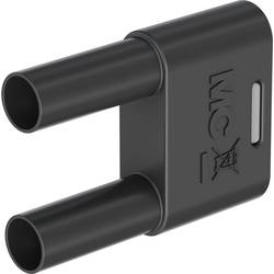 Stäubli SKS-4N-19 spojovací konektor černá Ø pin: 4 mm Rozestup hrotů: 19 mm 1 ks