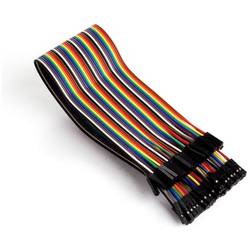 Whadda WPA415 Jumper kabely [40x zásuvka drátového můstku - 40x zásuvka drátového můstku] 30.00 cm barevná